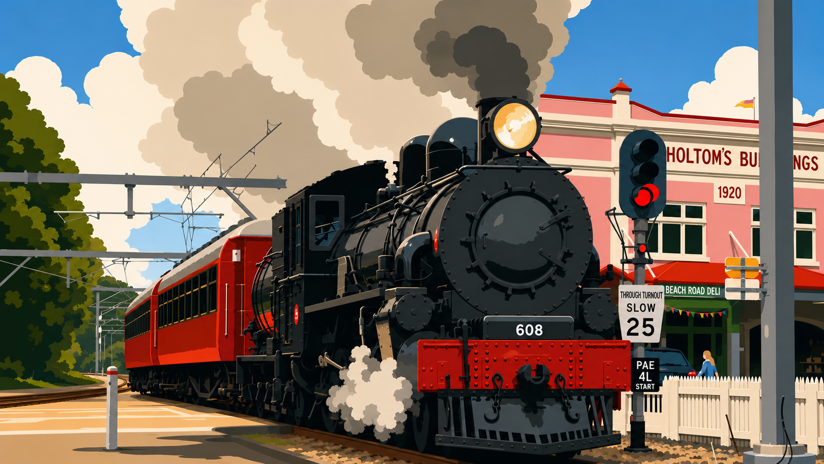 School Holiday Steam