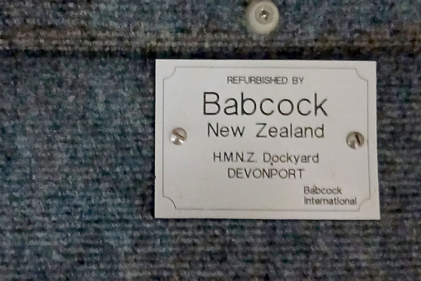 Babcock Devonport plate