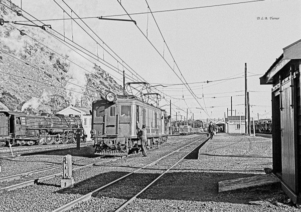 steam &amp;amp;amp;amp;amp;amp;amp;amp;amp;amp;amp;amp;amp;amp;amp;amp;amp;amp;amp;amp;amp;amp;amp;amp;amp;amp;amp;amp;amp;amp;amp;amp;amp;amp;amp; electric locos Paekakariki 1966.  DLA Turner